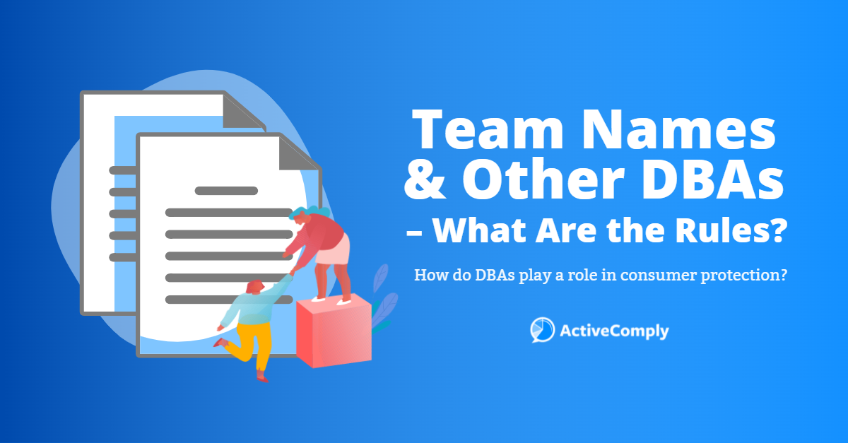 Team Names & Other DBAs – What Are the Rules?