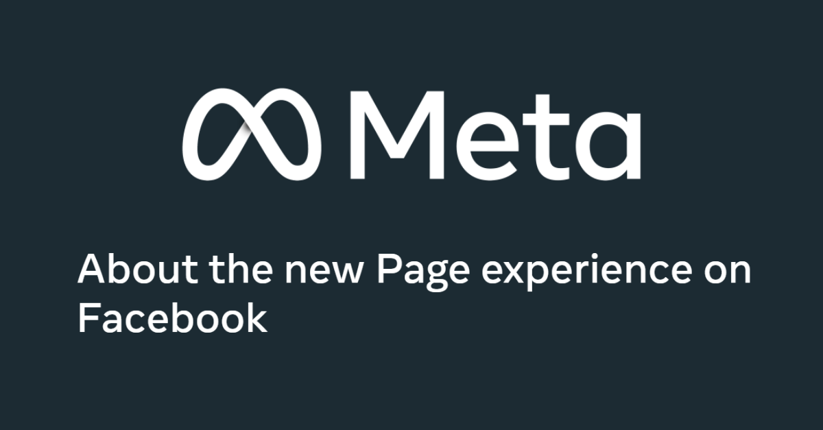 Facebook New Pages Experience Guide