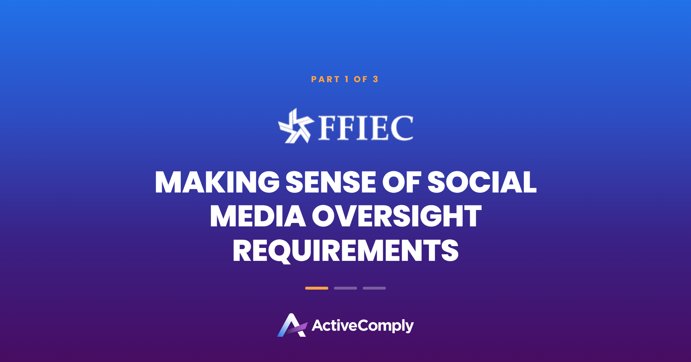 FFIEC Social Media Guidance for Mortgage Lenders and Banks